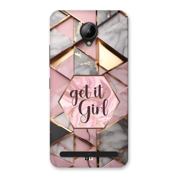 Diamond Girl Back Case for Lenovo C2