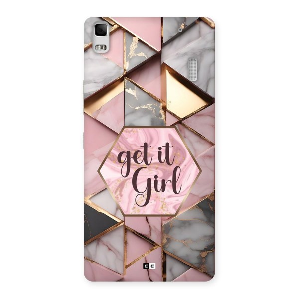 Diamond Girl Back Case for Lenovo K3 Note