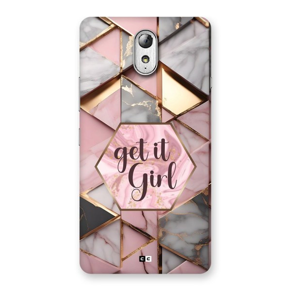Diamond Girl Back Case for Lenovo Vibe P1M
