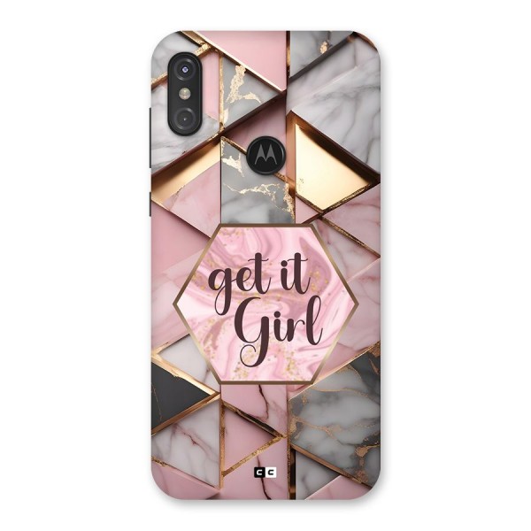 Diamond Girl Back Case for Motorola One Power