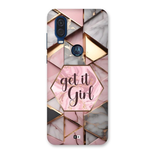 Diamond Girl Back Case for Motorola One Vision