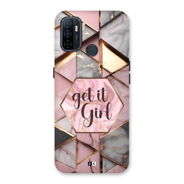Diamond Girl Back Case for Oppo A33 (2020)