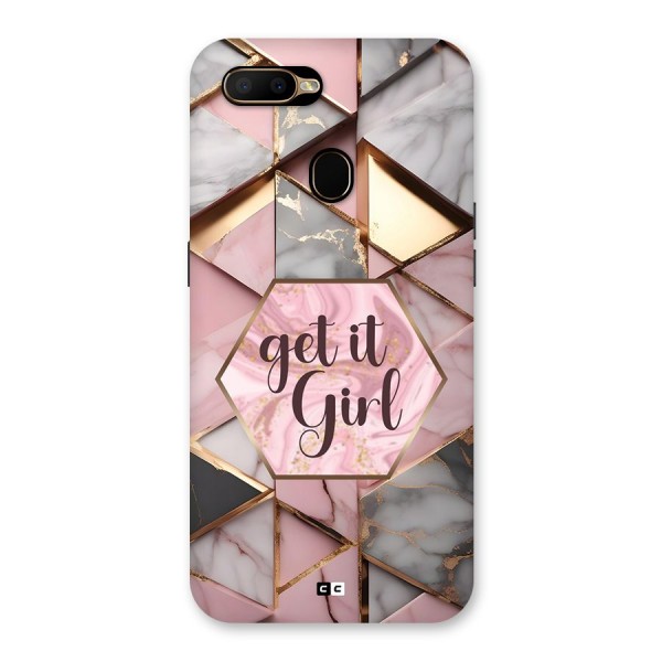 Diamond Girl Back Case for Oppo A5s