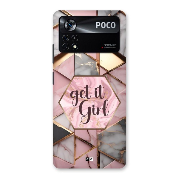 Diamond Girl Back Case for Poco X4 Pro 5G