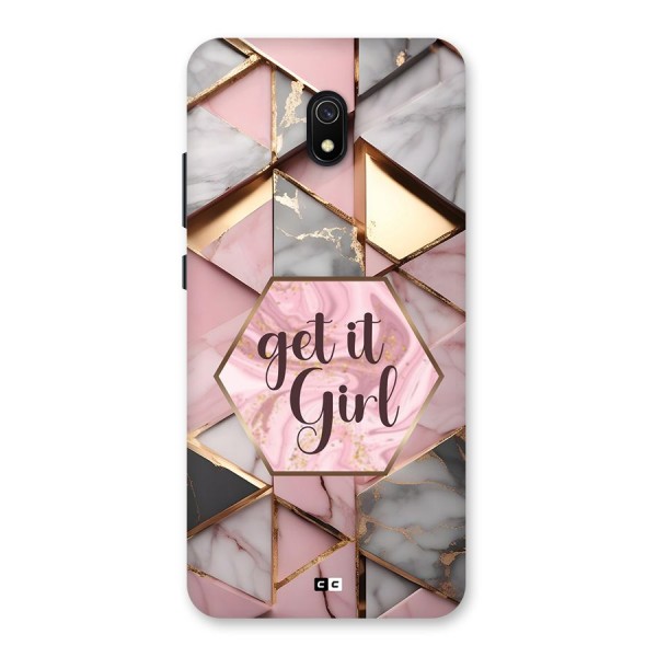 Diamond Girl Back Case for Redmi 8A