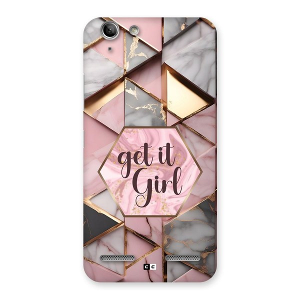 Diamond Girl Back Case for Vibe K5 Plus