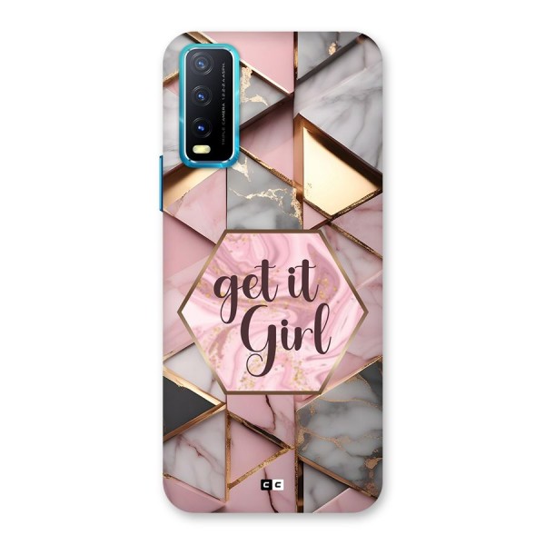 Diamond Girl Back Case for Vivo Y12s