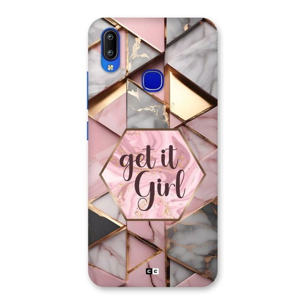 Diamond Girl Back Case for Vivo Y91