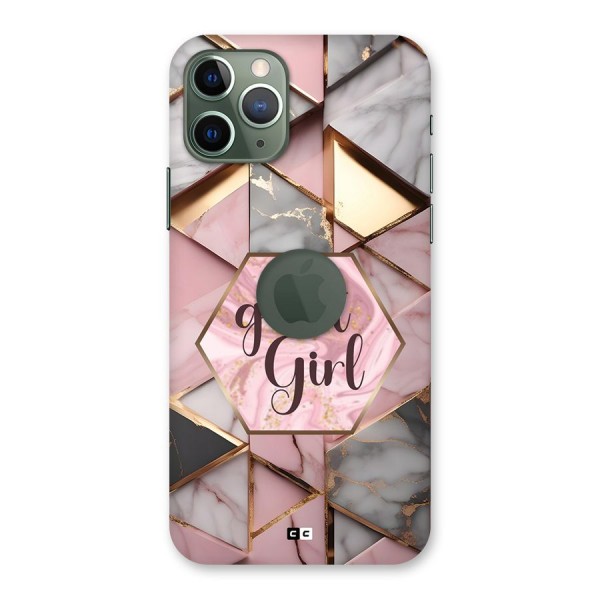 Diamond Girl Back Case for iPhone 11 Pro Logo Cut