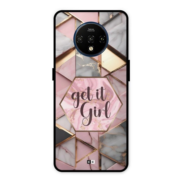 Diamond Girl Metal Back Case for OnePlus 7T