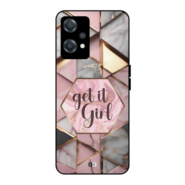 Diamond Girl Metal Back Case for OnePlus Nord CE 2 Lite 5G