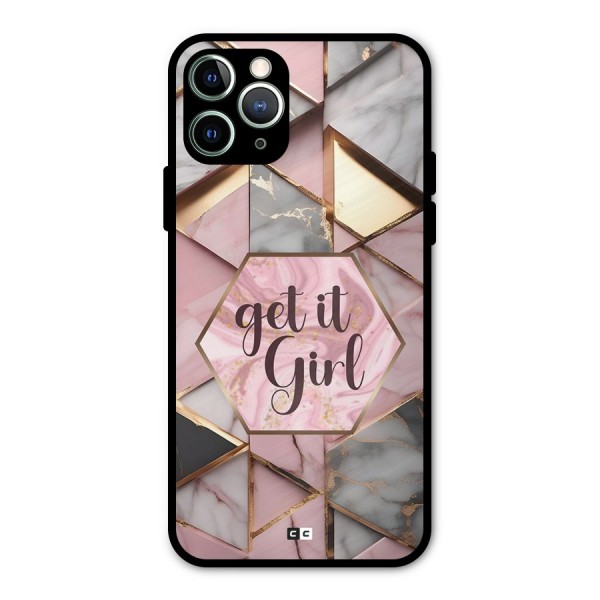 Diamond Girl Metal Back Case for iPhone 11 Pro Max