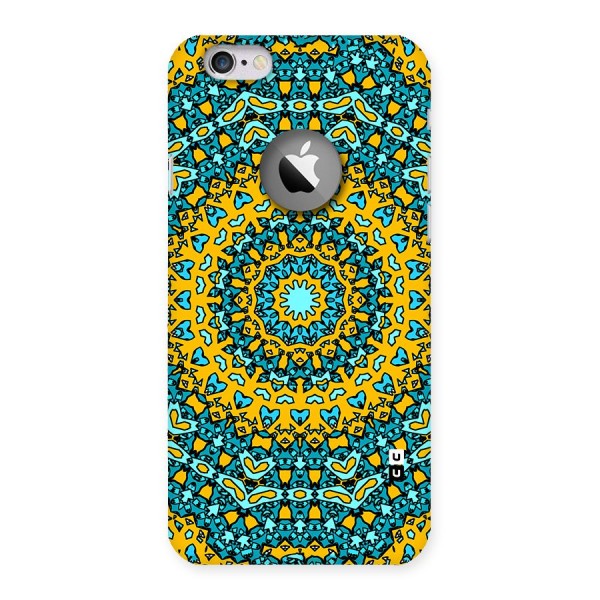 Digital Mandala Art Back Case for iPhone 6 Logo Cut