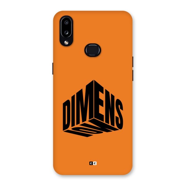 Dimension Typography Back Case for Galaxy A10s