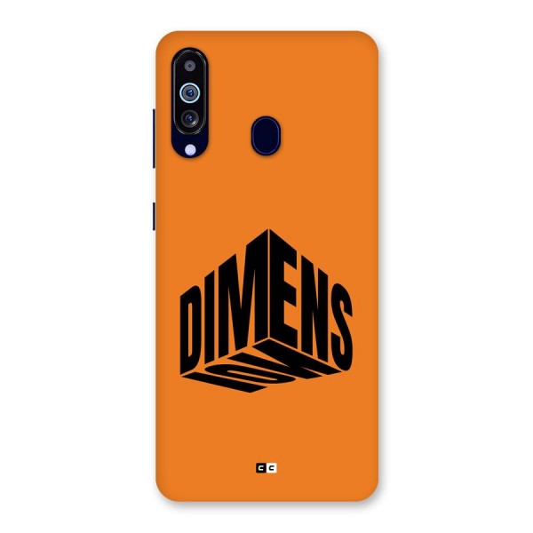 Dimension Typography Back Case for Galaxy A60