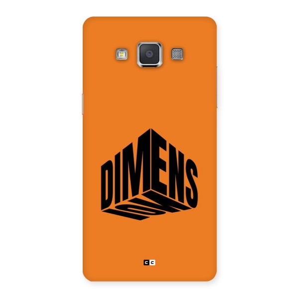 Dimension Typography Back Case for Galaxy Grand Max