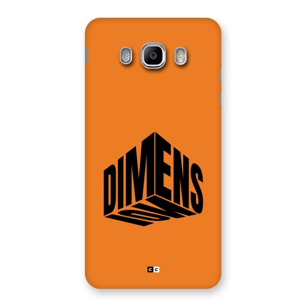 Dimension Typography Back Case for Galaxy J5 2016