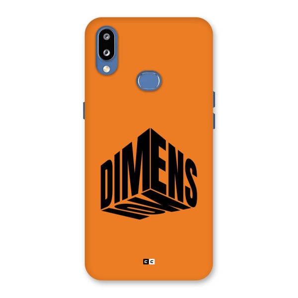 Dimension Typography Back Case for Galaxy M01s