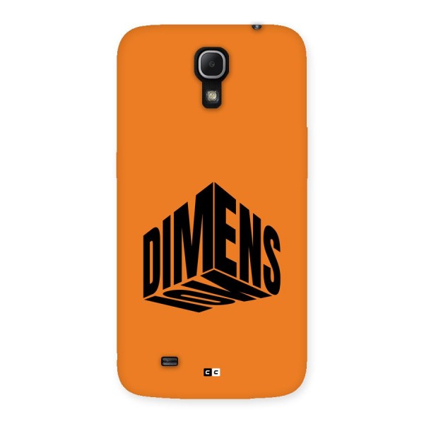 Dimension Typography Back Case for Galaxy Mega 6.3