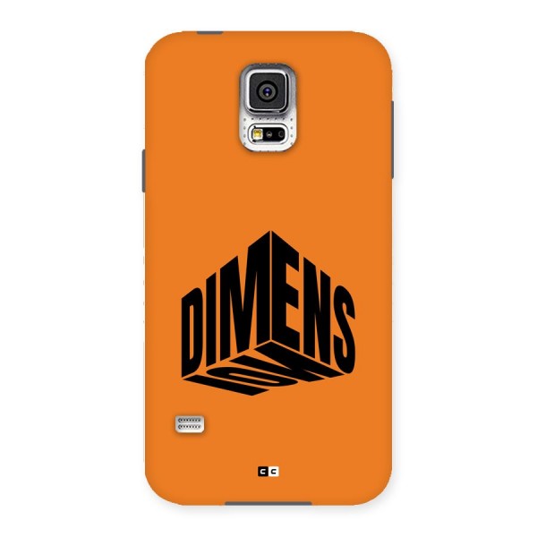 Dimension Typography Back Case for Galaxy S5