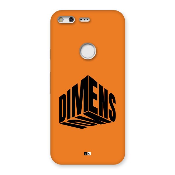 Dimension Typography Back Case for Google Pixel XL