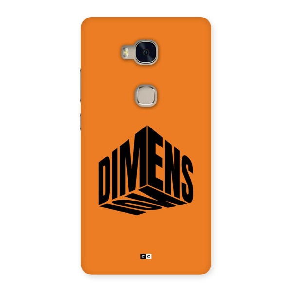 Dimension Typography Back Case for Honor 5X