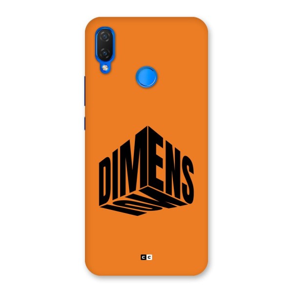 Dimension Typography Back Case for Huawei Nova 3i