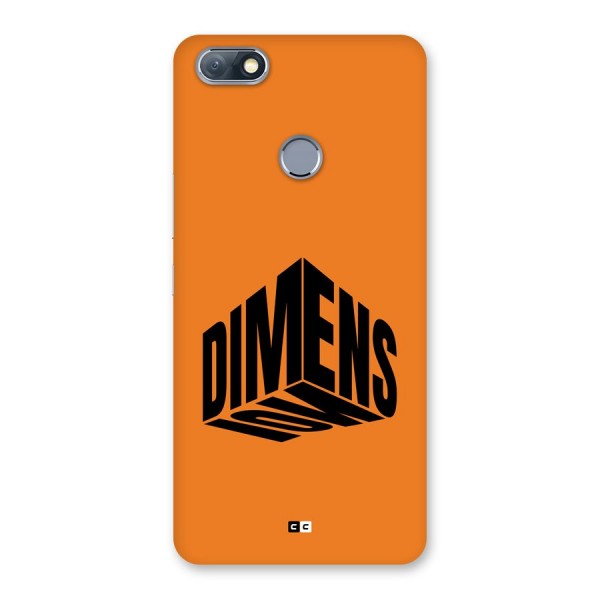 Dimension Typography Back Case for Infinix Note 5