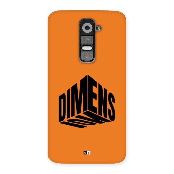 Dimension Typography Back Case for LG G2