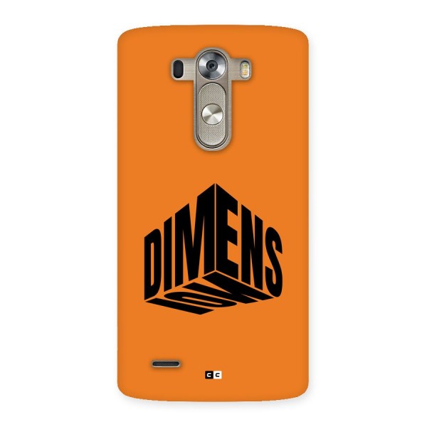 Dimension Typography Back Case for LG G3