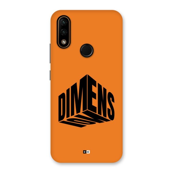 Dimension Typography Back Case for Lenovo A6 Note