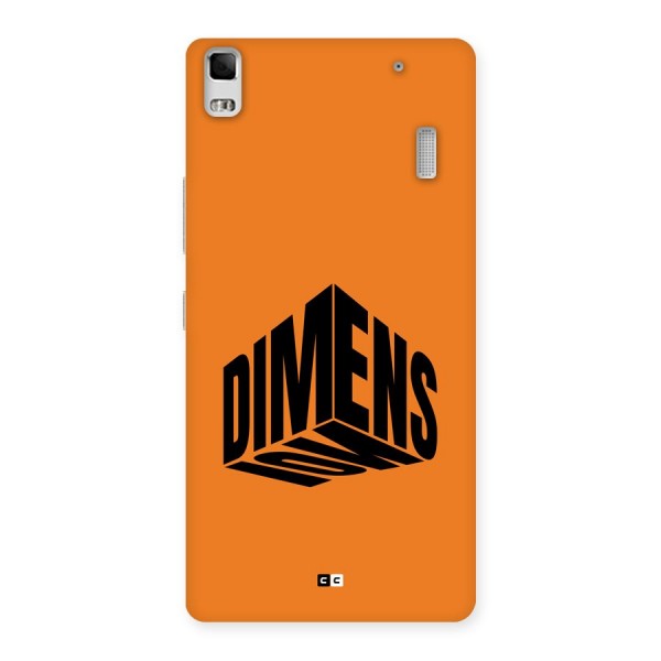 Dimension Typography Back Case for Lenovo K3 Note