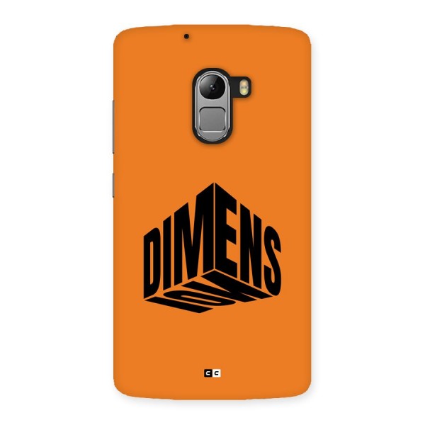 Dimension Typography Back Case for Lenovo K4 Note