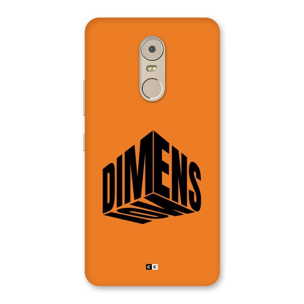 Dimension Typography Back Case for Lenovo K6 Note