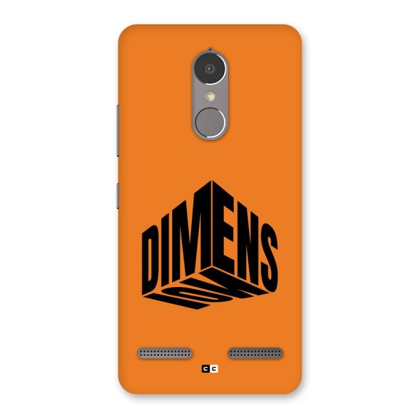 Dimension Typography Back Case for Lenovo K6 Power