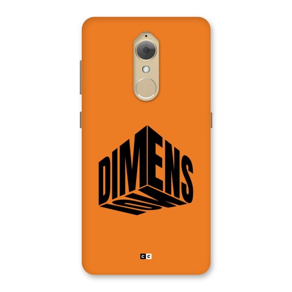 Dimension Typography Back Case for Lenovo K8