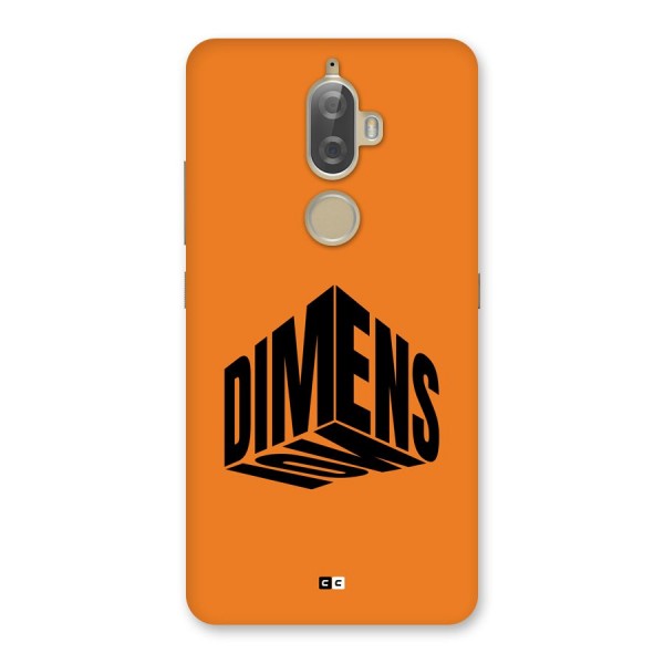 Dimension Typography Back Case for Lenovo K8 Plus