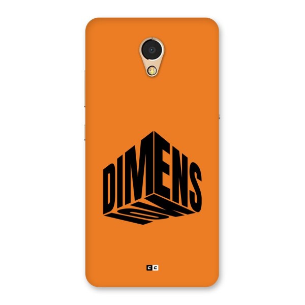 Dimension Typography Back Case for Lenovo P2