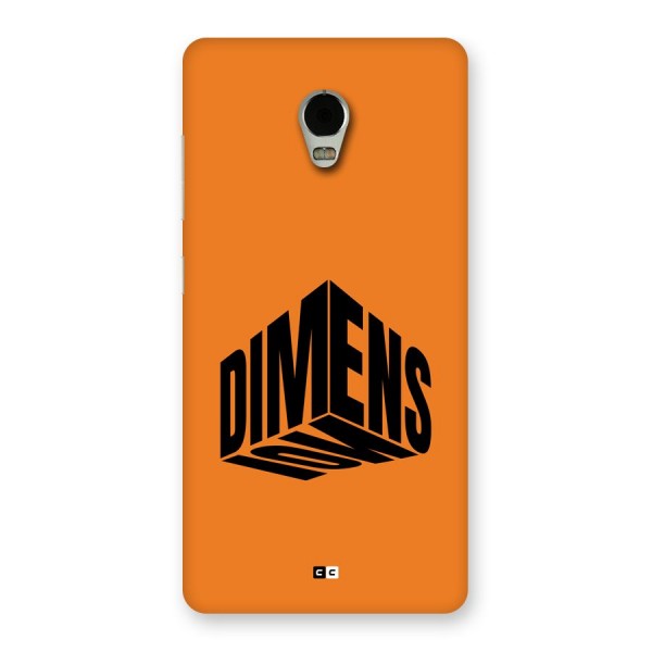Dimension Typography Back Case for Lenovo Vibe P1