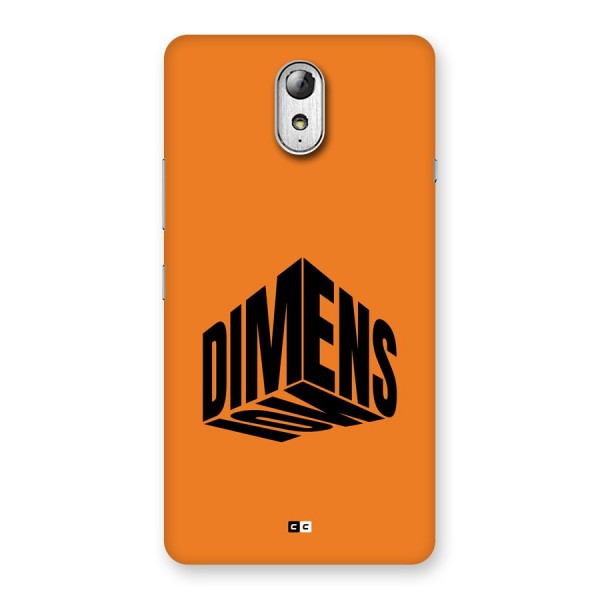 Dimension Typography Back Case for Lenovo Vibe P1M