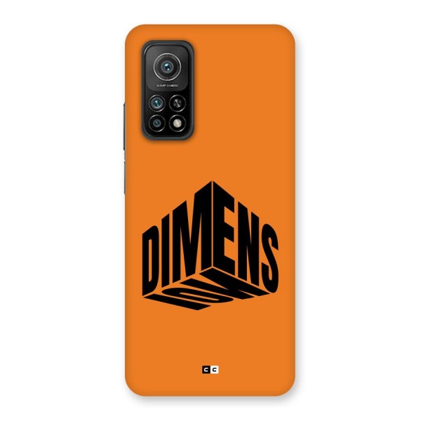 Dimension Typography Back Case for Mi 10T Pro 5G