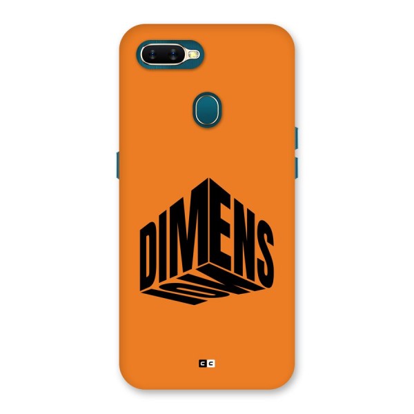 Dimension Typography Back Case for Oppo A11k