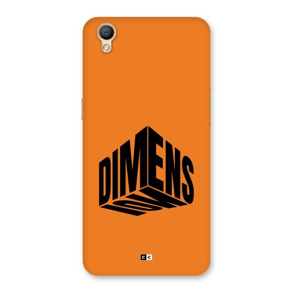 Dimension Typography Back Case for Oppo A37
