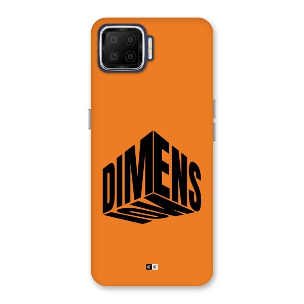 Dimension Typography Back Case for Oppo F17