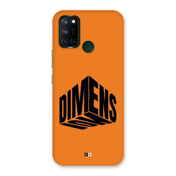 Dimension Typography Back Case for Realme C17