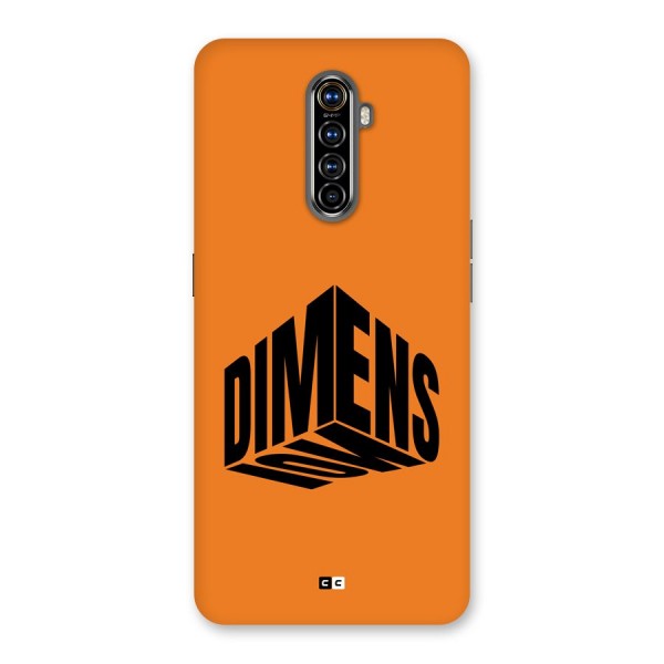 Dimension Typography Back Case for Realme X2 Pro