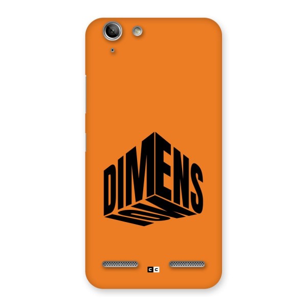 Dimension Typography Back Case for Vibe K5 Plus