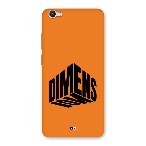 Dimension Typography Back Case for Vivo V5s
