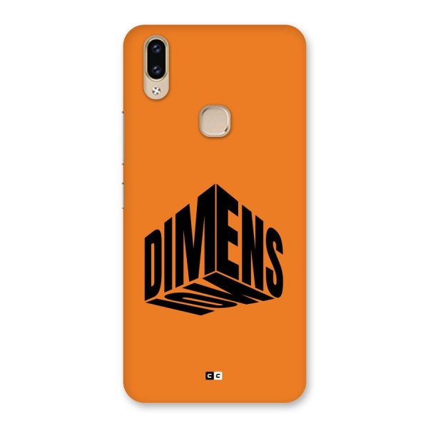 Dimension Typography Back Case for Vivo V9 Youth