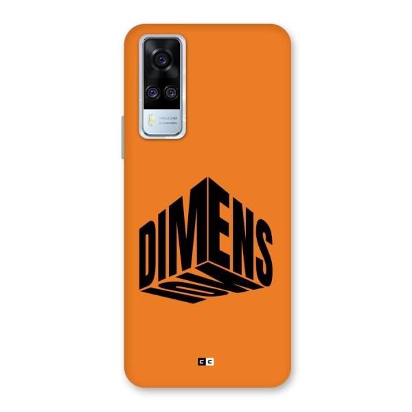 Dimension Typography Back Case for Vivo Y51
